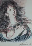 Print - portrait by Andrew Vicari limited edition, print, sold Mar 2017