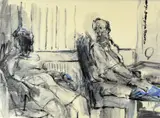 Entitled on Kooywood Gallery by Warren Williams, Charcoal & Shock', signed, sold Feb 2017