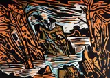 Dorothea' 24 x 30cms by Bert Isaacs limited edition, woodcut, offered Feb 2017