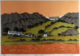 Glan-y-Gors by Wilf Roberts limited edition, lithograph, sold Feb 2017