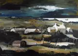 Tregynon Farm' and dated 2000 by John Knapp-Fisher limited edition, 2000, print, offered Feb 2017