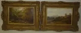 'Sutton Park', oils on canvas, pair, titled on reverse, signed lower by Vincent Clare, oil, sold Nov 2015