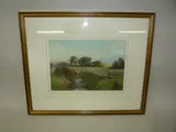 A stream running through the country, watercolour, signed lower by Henry J Lyon, watercolour, sold Nov 2015