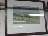 The Whaddon Chase, signed print published by Eyre and Spottiswoode, blind stamped, by Lionel Edwards, print, sold Aug 2015