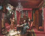 The Entomologist by François-Auguste Biard, Oil on canvas, sold Dec 2015