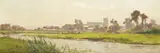 Christchurch Priory Signed and dated 90 Oil on canvas 14 x 38.5cm; 5½ x 15in ++Unlined, loose on stretcher otherwise good condition by Frederick Golden Short, Oil on canvas, offered Dec 2015