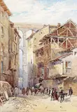 Roman Aquaduct, Segovia Signed, titled and dated 1883 Watercolour 35 x 24cm Provenance: The Property of a Lady by Alexander Henry Hallam Murray, 1883, Watercolour, sold Dec 2015
