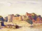 Chepstow Castle Signed and inscribed Chepstow Watercolour 26 x 35cm Provenance: The Property of a Lady ++Good condition by Cecil Arthur Hunt, Watercolour, sold Dec 2015