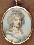 Portrait miniature of Lady Susan Westmorland by George Engleheart, watercolor, sold Dec 2015