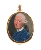 Portrait miniature of Edward Stanley by John Smart, 1774, watercolor, sold Dec 2015