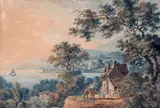 Views on the Tamar by Dominic M. Serres, 1796, Watercolour Each, offered Dec 2015