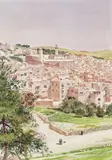 View of Hebron by Ernest Herbert Fitchew, watercolour, sold Dec 2015