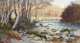 Untitled by James Thomas Watts, Watercolour, sold Dec 2015