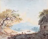 View on the Bray, Bray Hill, Co by John Henry Campbell, 1804, watercolour, sold Dec 2015
