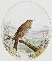 Winter time by Harry Bright, watercolour, offered Dec 2015