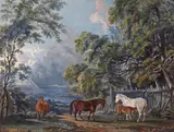 Untitled by John Laporte, watercolor, sold Dec 2015