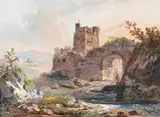 And L by Eustache François Duval, watercolor, sold Dec 2015