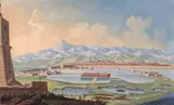 Messina, Sicily Inscribed verso Bodycolour 24.75 x 40.25cm by Francesco Zerilli, watercolor, sold Dec 2015