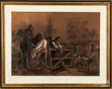 of men by F. O. C. Darley, mixed media, offered Jun 2019