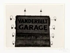 of Vanderbilt Garage by Ralph Steiner, photograph, sold Jun 2019