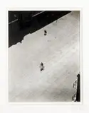 of Boy on Bike Below Brooklyn Bridge by Ralph Steiner, photograph, sold Jun 2019