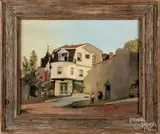 of Germantown Avenue by James Hanes, oil on canvas, sold Jun 2019