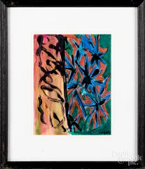 works two - 11" x 8 1/2" and 8 1/2" x 14". by John Vander, mixed media, sold Jun 2019