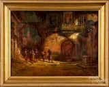 titled The Serenade by Frank LeBrun Kirkpatrick, oil on canvas, sold Jun 2019