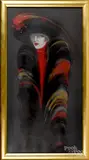 of a woman by Victoria Montesinos, serigraph, sold May 2019