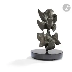 Étincelle n° 2, 1957-58 by Alicia Penalba, Épreuve en bronze à patine brune, sold Sep 2023