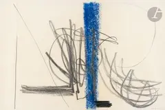 [Sans titre] by Hans Hartung, 1953, Pastel, sold Sep 2023