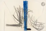 [Sans titre] by Hans Hartung, 1953, Pastel, sold Sep 2023
