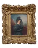Portrait de femme by Jean-Baptiste Isabey, 1834, Aquarelle, sold May 2014