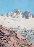 Sommets à Chamonix by Jacques Daures, 1963, Aquarelle, sold Apr 2013