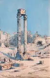 Ruines romaines, Arles by Frank Myers Boggs, Aquarelle, sold Mar 2013