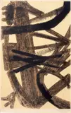 Composition by Pierre Soulages, 1947, Lithographie en couleur, sold Feb 2013