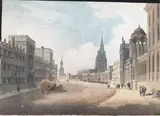 Hight street Oxford by Ambroise Louis Garneray, Aquatinte, sold Sep 2020