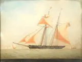 Achille by Antoine Roux, 1830, Aquarelle, sold Sep 2020
