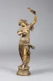 Zingara by Emile Guillemin, Épreuve en bronze à patine mordorée signée sur la terrasse, sold Jun 2015