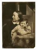 La femme et le fils de l'artiste Vers 1855 by Jean Baptiste Frénet, Épreuve non montée, sur papier salé d'après un négatif papier (transfert de collodion), sold Mar 2015