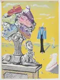 Les sandales by Benito, Gouache sur papier, sold Jun 2018