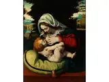 Madonna mit dem Grünen Kissen by Andrea Solario, oil, offered Dec 2015