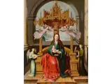 Krönung Mariens by Marcellus Coffermans, oil on panel, offered Dec 2019