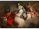 Venus in der Schmiede des Vulkans by Giovanni Battista Crosato, oil on panel, offered Mar 2015