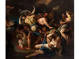 Der Raub der Sabinerinnen by Paolo de Matteis, oil on canvas, sold Mar 2015