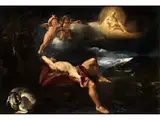 Der Schlafende Endymion by Pier Francesco Mola, oil on canvas, offered Sep 2019