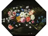 Schale mit Prachtvollem Blumenbouquet by Jan Philip van Thielen, oil, offered Sep 2019