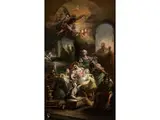 Geburt der Maria by Antonio Bellucci, oil on canvas, offered Jul 2015