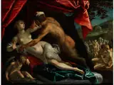 Selene und pan by Hans von Aachen, oil on panel, sold Sep 2017