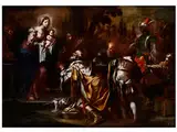 Anbetung der Könige by Sebastiano Conca, oil on canvas, offered Sep 2017
